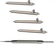 [Vintage Time Watches] VintageTime Watches | 26mm Strap Pins Quick Release 1.8 mm Spring Bar Pins with Tool | Pack of 4 | Stainless Steel 26mm, Steel