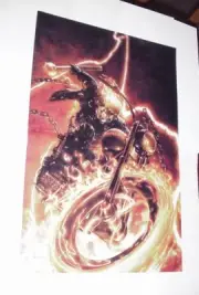 Ghost Rider Poster #18 Wheels of Hellfire by Clayton Crain MCU Movie