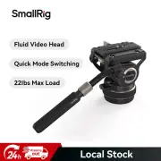 SmallRig Heavy-Duty Fluid Video Head Step-less Damping DH10 for Camera Tripod