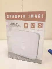 SHARPER IMAGE Digital Tranquility SOUND SOOTHER 12 SOUNDS 30/60/90 SLEEP TIMER