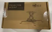 WALI Projector Ceiling Mount, Universal Low Profile Projector Mount with Retract