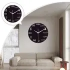 Educational Wall Clock Mathematical Wall Clock Quartz Movement Home Decoration