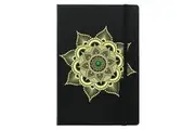 Grindstore Emerald Mandala A5 Hard Cover Notebook (Black) (One Size)