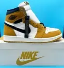 Air Jordan 1 Retro High OG 'Yellow Ochre' DZ5485 701 Size 9.5M/11.5W