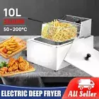 10L Electric Deep Fryer Commercial Chips Fried Chicken Cooker Stainless Steel AU