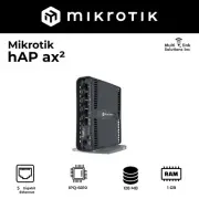 Mikrotik hAP AX2 C52iG-5HaxD2HaxD-TC-US US Version WiFI6 Home Access Point
