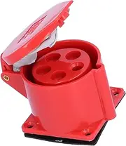 1Pcs 5‑Pin 3‑Phase Explosion-Proof Industrial Concealed Socket, 32a 220‑380V/240‑415V High Efficiency Industrial Power Socket, for Indoor and Outdoor