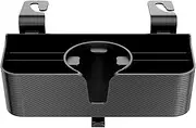Headrest Cup Holder, Backseat Food Drink Storage Rack, Seat Back Storage Box with Hooks, Multi-Functional Drink Pocket Food Snack Phone Holder for Kids, Car Travel Accessories