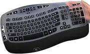 Logitech K350 MK550 MK570 Wireless Wave Keyboard Cover - Protective Skin Accessory - Black