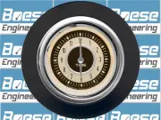 49-50 Ford Car Billet Aluminum Insert w/ Clock Classic Instruments Nostalgia VT (for: Ford)