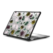 MacBook Air 13-inch (M1 / Intel) Impact Case FLORAL FLUTTER 2 MACBOOK CLEAR CASE, SPRING FLOWERS WEDDING WILDFLOWERS ILLUSTRATION By Ebi Emporium