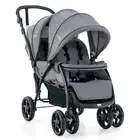 Double Baby Stroller Pram Foldable Newborn Twin Jogger w/Adjustable Backrest