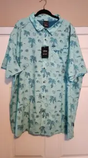 Columbia X Disney 4XL Shirt Mens PFG Omni Shade Mickey MOUSE Outdoors GOOFY Land