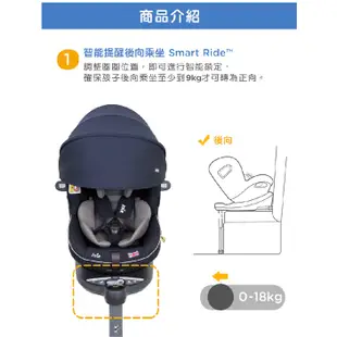 Joie奇哥 i-spin360 0-4歲全方位汽座全罩款 嬰兒汽座 安全汽座 兒童座椅 汽車汽座汽車安全座椅