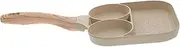 Ciieeo 1 Set Nonstick Camping Frying Pan Breakfast Pan for Eggs Pancakes Burgers Practical Kitchen Cookware for Outdoor Cooking Induction Stoves Comfortable Scald Handle