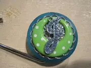 JC Table Counter Bar Top Bag Purse Hook Hanger "Blue J", COA