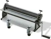19-Inch Pizza Dough Roller with Hand Crank - Non-Stick & Adjustable Thickness