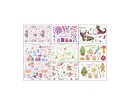 Christmas Window Pendant Cute Christmas Window Stickers Christmas Window Decals