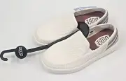 Hey Dude Womens Sunapee Mesh Stripe White 10
