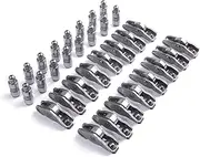 DLUKFOI 16 x Hydraulic Tappet Valve Tappet and 16 x Towing Lever Compatible with A4 A6 Q5 06E109409K 06E109417P
