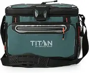 [Titan by Arctic Zone] 30 Can Zipperless Soft Cooler with HardBody Liner, Jungle Hunt
