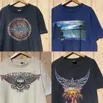 ☮️HIPPIE ONLINE SHOP☮️古著哈雷短袖TEE  HARLEY-DAVIDSON 休閒 街頭 大圖印刷