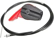 WEZCHUGHAOL 65" Lawn Mower Throttle Cable Universal, with Control Switch Lever Handle Replacement Kit Handle Kit for Garden Lawnmowers Lawn Mower Parts