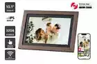 Kogan 10.1" Wi-Fi Digital Photo Frame with Frameo App (32GB, Wood)
