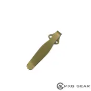 (Bronze) Titanium Low Rider Pocket Clip for Benchmade 710 Griptilian Barrage