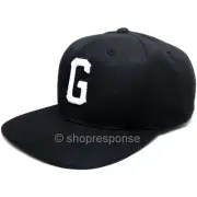 GReddy G Snap-Back Cap Hat Black w/White 3D Logo Adjustable Genuine
