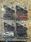 Greenlight 4 Truck Set 2020 Ford F-450 Wrecker &Dually Service Bed & Crane 1/64