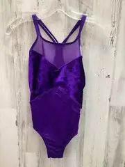New Bloch Size PA and SA Amethsyt Velvet Leotard