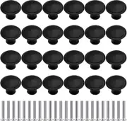 24 Pcs round Cabinet Knobs Drawer Knobs Kitchen Knobs for Hardware Drawer Handle