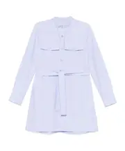 embroidered mini dress FR34,FR36,FR38,FR40 light blue