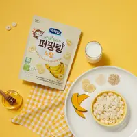 在飛比找PChome24h購物優惠-韓國 ILDONG 日東 米泡芙圈圈餅-香蕉 2入組