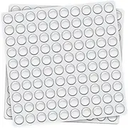 Dampone Cabinet Door Rubber Bumpers 200 Pcs Self Adhesive Sound Dampening Clear Bumper Pads for Drawers, Table Tops, Cupboard, Picture Frames, Glassware and Furniture
