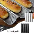 French Baguette Pan Non-Stick Bread Baking Loaf Mold Cooking Silver Steel Trayэ