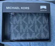 Michael Kors Slim Billfold $98 Leather Black Men's Wallet
