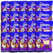 Tiger Bites Grahams Crackers Curated by 1 Ounce (Chocolate, Pack of 20)