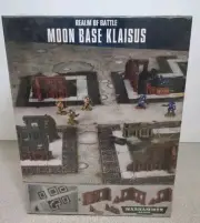 NIB! Warhammer 40K OOP Realm of Battle Board Moon Base Klaisus Still Sealed