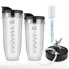Blender Replacement Parts for Auto IQ,24oz + 32oz Blender Cups8500