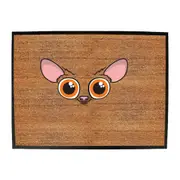 Bush Baby Animal Face Ani Mates - Funny Novelty Doormat Man Cave Floor mat