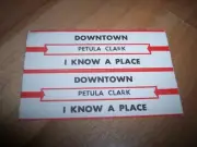 2 Petula Clark Downtown / I Know A Place Jukebox Title Strips
