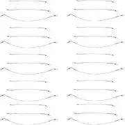 SUPVOX High Strength Steel Fishing Line Trace Anti-Bait Leader for Sea Freshwater Fishing