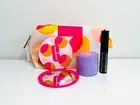 Clinique 4 Piece Gift Set ~ Cleansing Balm, Mascara, Mirror, Cosmetics Bag