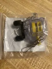 Baitcaster Fishing Retractable Keychain w/QuickRelease Clip & Lanyard Reel; NEW