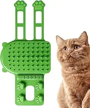 Cat Corner Scratcher, Wall Groomer Massage, 7.87x3.94in Grooming Brush Tool, Soft Bristle Texture, Easy Mount Design for Table Legs, Climbing Frames, Furniture Corners