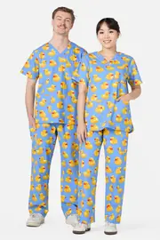 Rubber Ducky Scrub Set