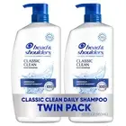 Head & Shoulders Classic Clean Dandruff Shampoo Twin Pack Anti-Dandruff Daily...