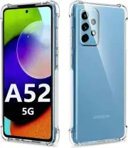 For Samsung Galaxy A52 5G Soft Clear TPU Silicone Protective Shockproof Case